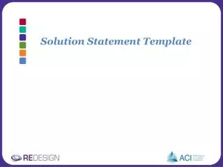 Solution Statement Template