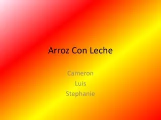arroz con leche