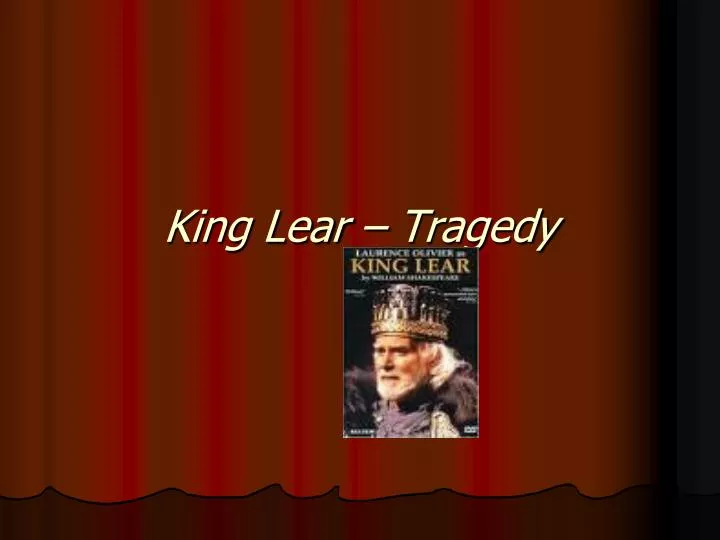 king lear tragedy