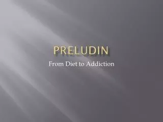 Preludin