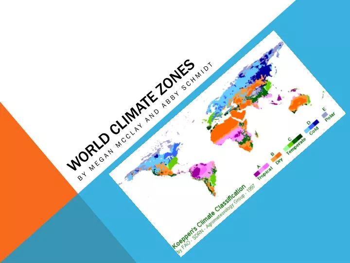 world climate zones