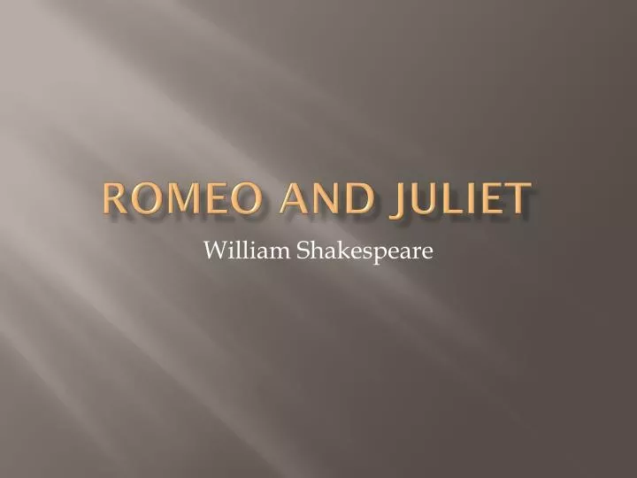 romeo and juliet