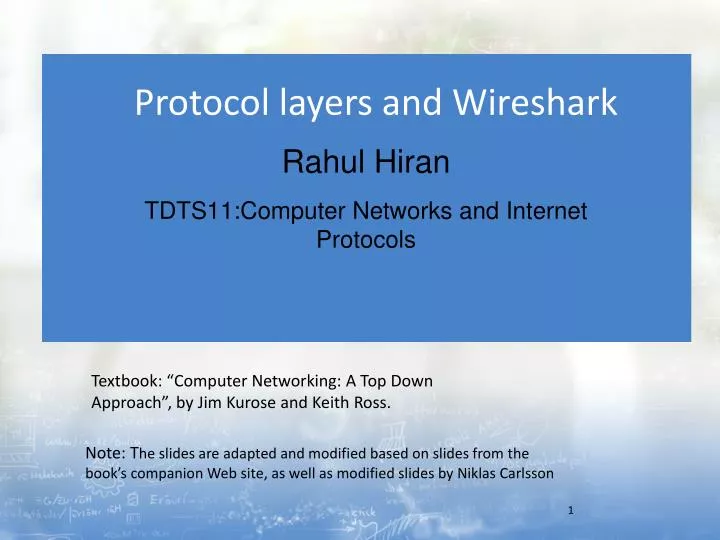 protocol layers and wireshark