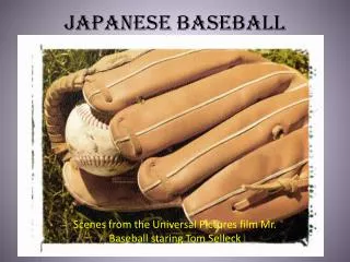 Japanese Baseball