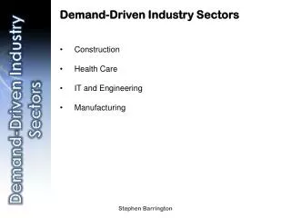 Demand-Driven Industry Sectors