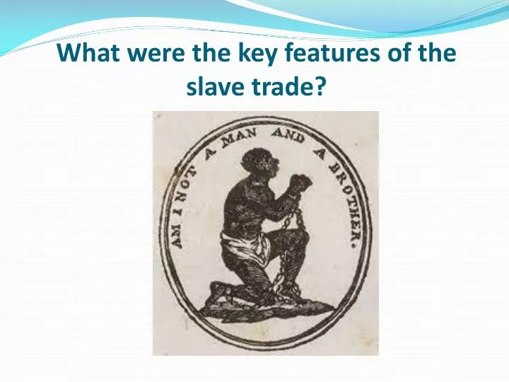 what were the key features of the slave trade