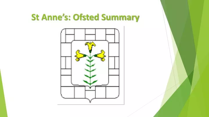 st anne s ofsted summary
