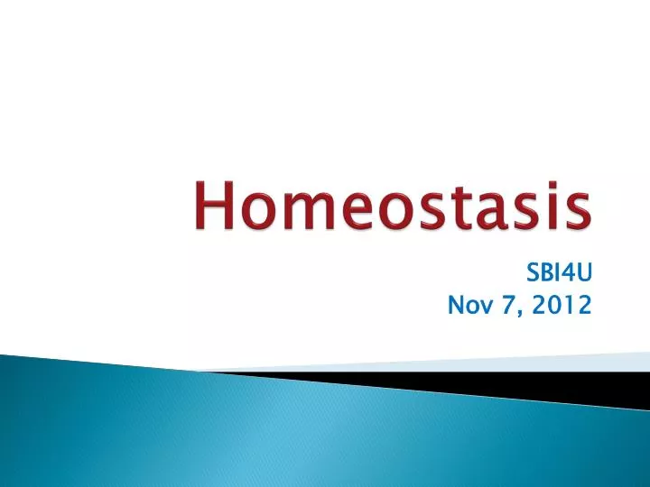 homeostasis