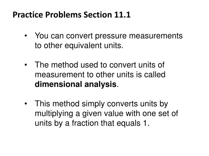 practice problems section 11 1