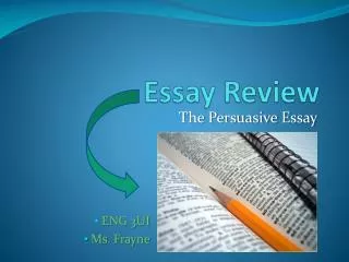 Essay Review