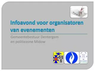 Infoavond voor organisatoren van evenementen