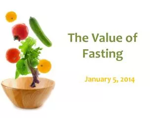 the value of fasting