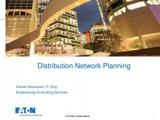 Distribution Network Planning