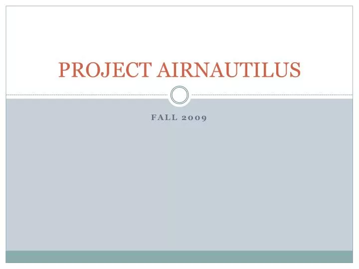 project airnautilus