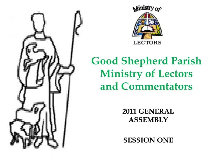 good shepherd parish ministry of lectors and commentators