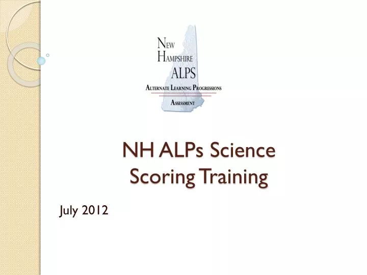 nh alps science scoring training