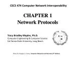 CHAPTE R 1 Network Protocols - slide 1