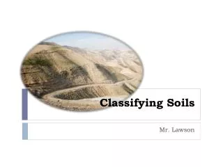 Classifying Soils