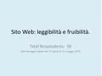Sito Web: leggibilità e fruibilità. - slide 1