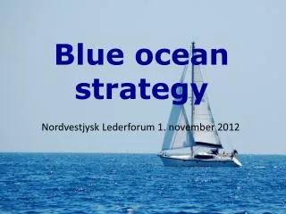 blue ocean strategy