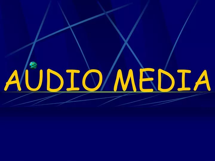 audio media