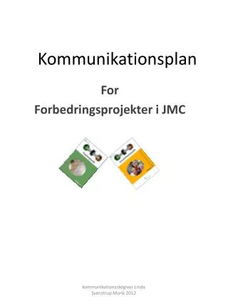 kommunikationsplan