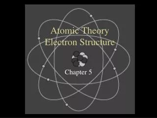 Atomic Theory Electron Structure