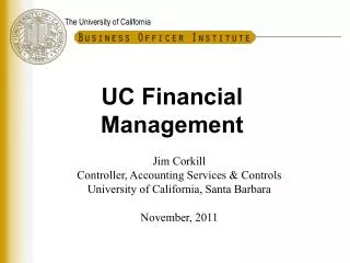 UC Financial Management