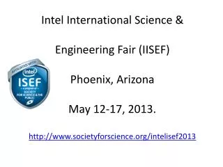 You will find the official International Rules and Guidelines of IISEF 2013 at: