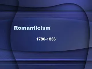 Romanticism