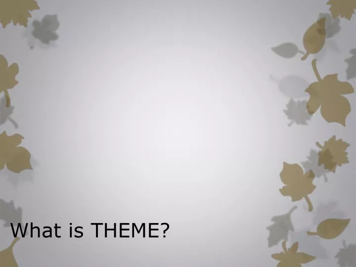 what is theme
