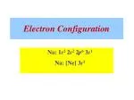 Electron Configuration - slide 1