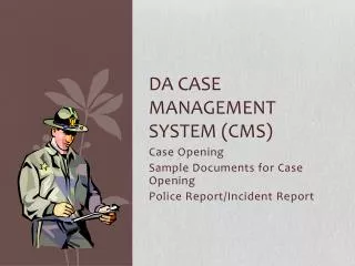 DA Case management system (CMS)