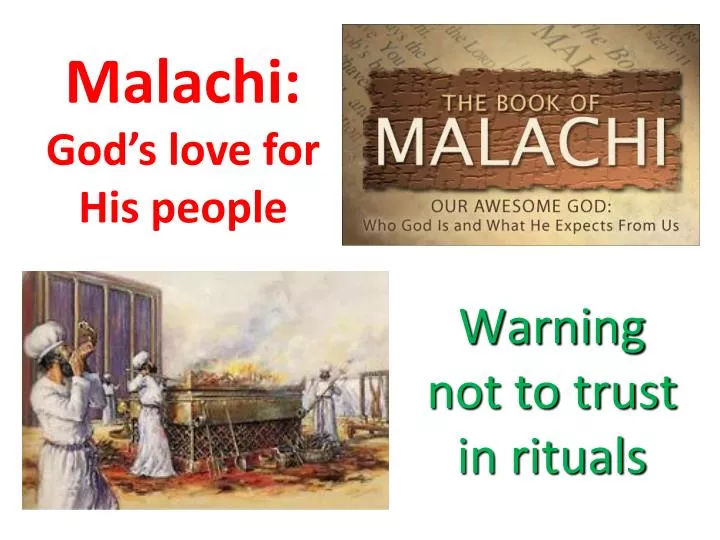 malachi god s love for his people