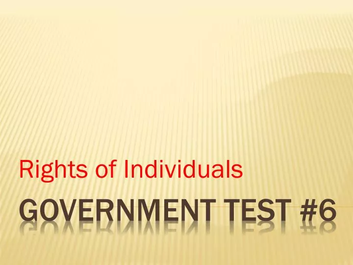 rights of individuals