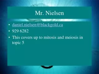Mr. Nielsen
