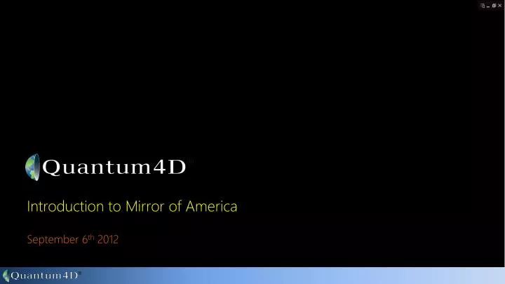 introduction to mirror of america