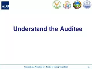 Understand the Auditee