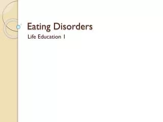 Eating Disorders