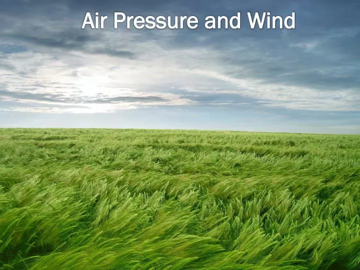 air pressure and wind