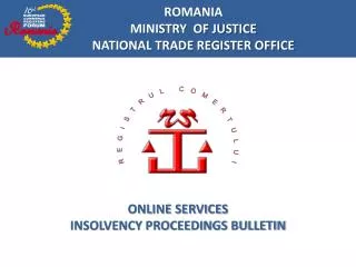 ONLINE SERVICES INSOLVENCY PROCEEDINGS BULLETIN