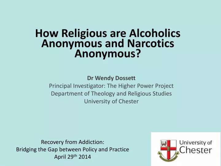 how religious are alcoholics anonymous and narcotics anonymous