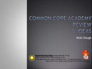 Common core academy Review &amp; ideas