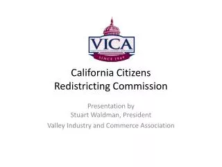 California Citizens Redistricting Commission