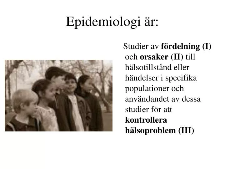 epidemiologi r