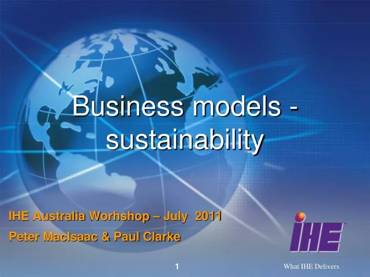 business models sustainability