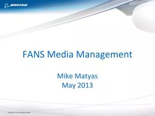 FANS Media Management