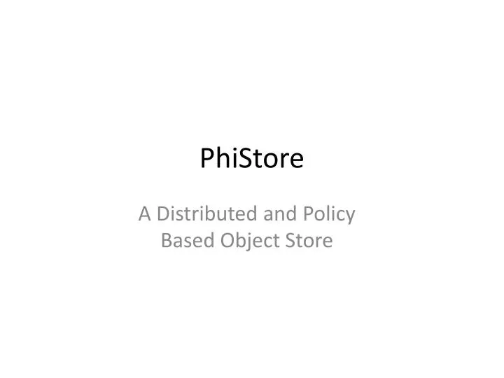 phistore