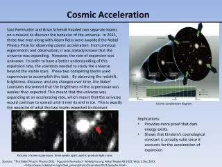 Cosmic Acceleration