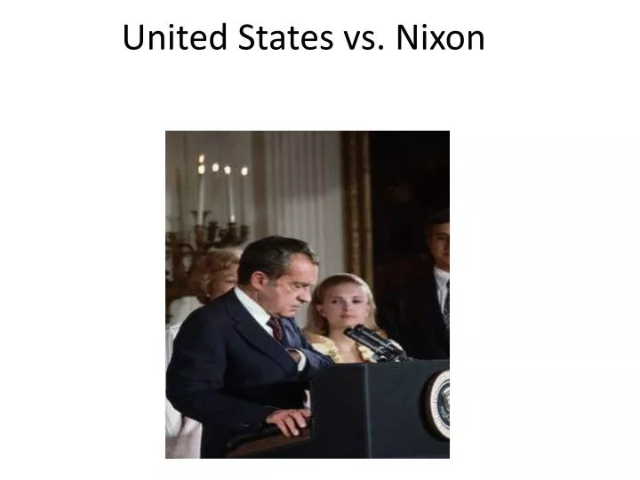 united states vs nixon